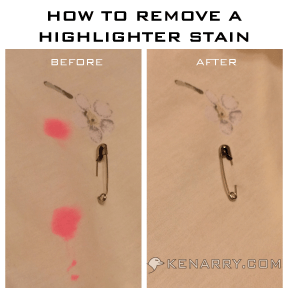 How To Clean Highlighter Tip  