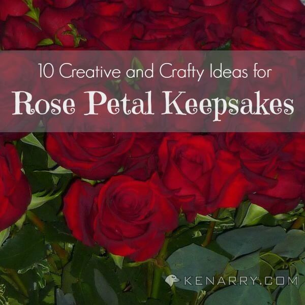 Rose Petal Crafts: 10 Ideas to Create Keepsakes and Gifts - Kenarry.com