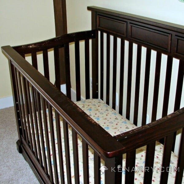 Crib Rail Cover Easy Idea With No, Wooden Baby Bed Rail Instructions