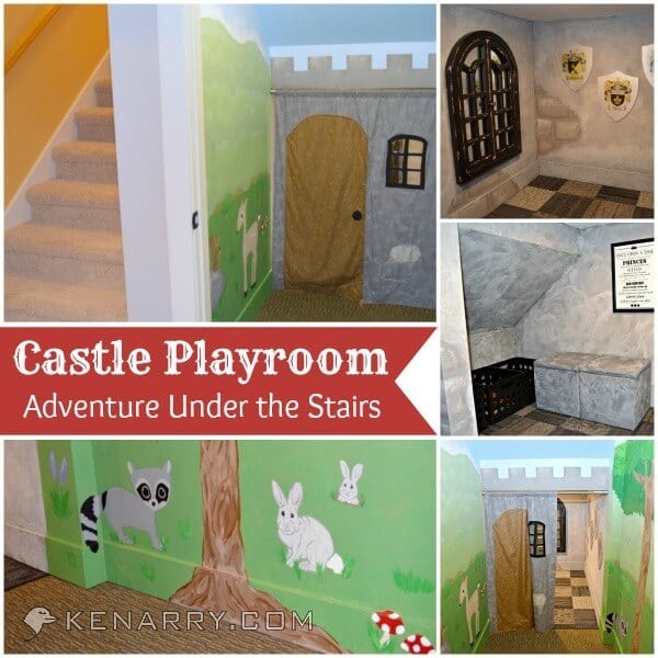 Castle Playroom Under the Stairs: The Adventure Begins - Kenarry.com