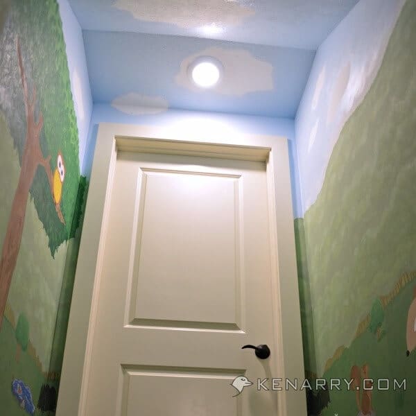 Castle Playroom Woodland Mural: How to Paint Animals and Trees - Kenarry.com