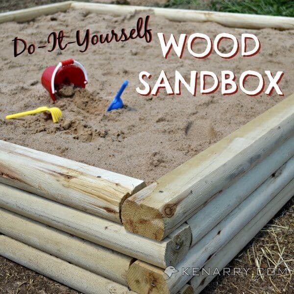 DIY Wood Sandbox