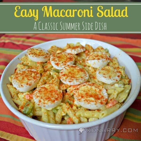 Easy Macaroni Salad: Classic Summer Potluck Recipe - Kenarry.com
