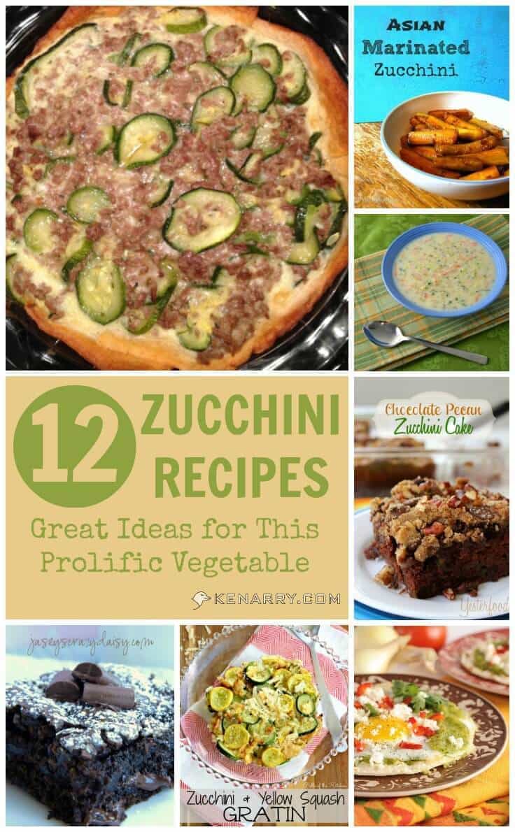 Zucchini Recipes: 12 Great Ideas for This Prolific Vegetable - Kenarry.com