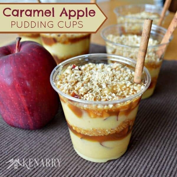 Caramel Apple Pudding Cups: A Sweet Treat for Fall