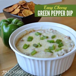 Green Pepper Dip: An Easy Cheesy Appetizer