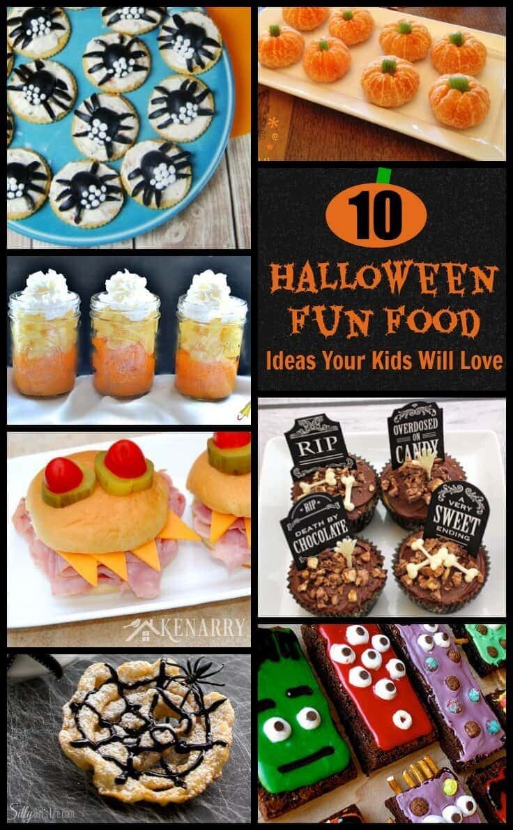 10 Halloween Fun Food Ideas -- My kids will love these!