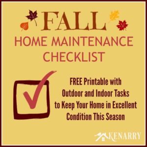 Fall Home Maintenance Checklist: Free Printable
