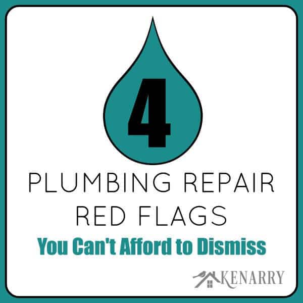 4 Plumbing Repair Red Flags You Can't Afford to Dismiss by Karleia Steiner for Ideas for the Home by Kenarry®