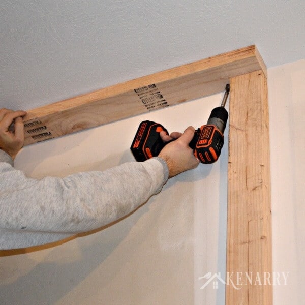 DIY Garage Storage: Great idea for ceiling mounted shelves in the garage for better seasonal storage!