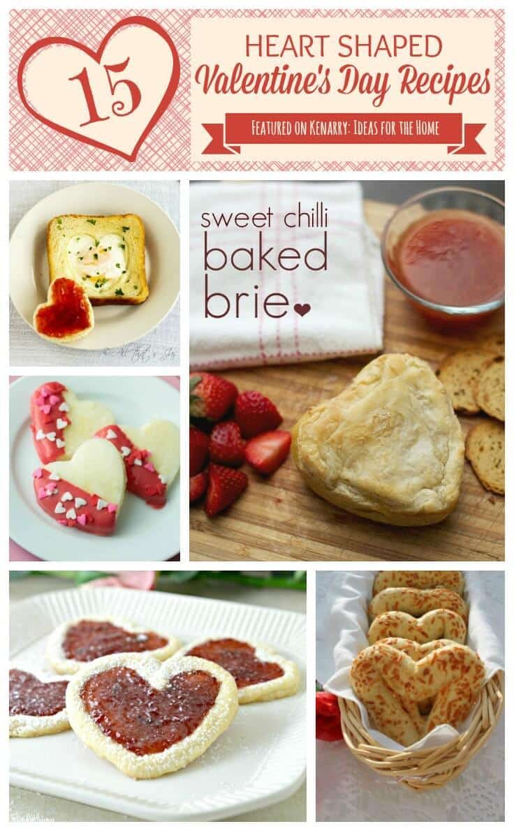 Love these heart shaped food ideas! Can't wait to try some of these 15 Valentine's Day recipes.
