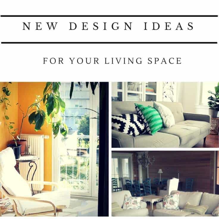 5 new design ideas for re-decorating your living space