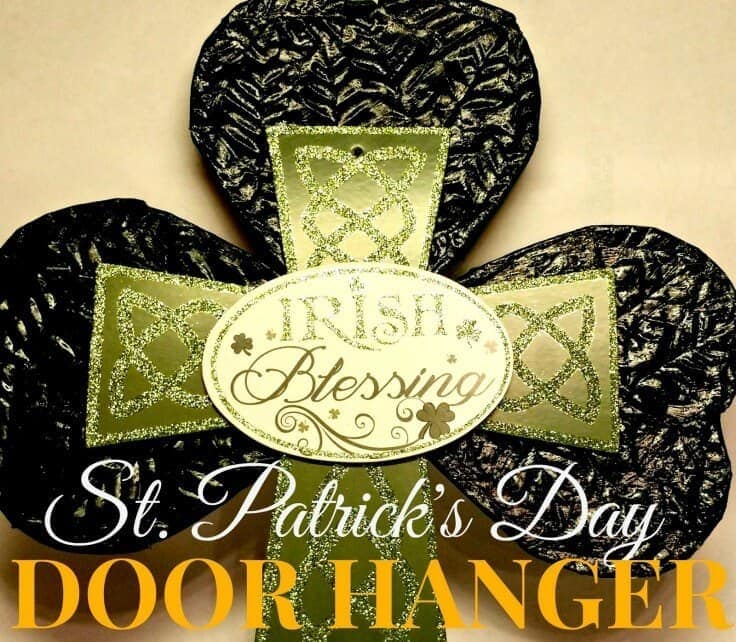 WELCOME Wall/Door Sign St Bless This Home NEW Patricks Day