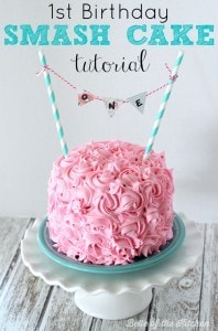 1st Birthday Smash Cake Tutorial