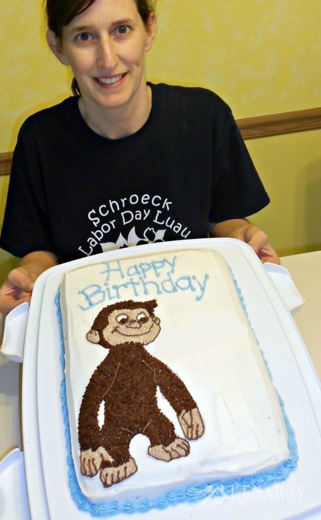 A Curious George Birthday Cake from Ideas for the Home by Kenarry. 