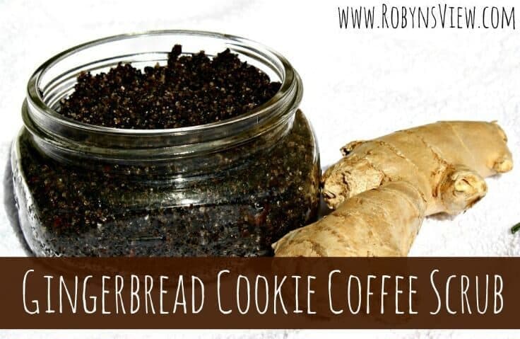 Gingerbread Cookie Coffee Scrub - Robyn's View featured on Ideas for the Home by Kenarry®