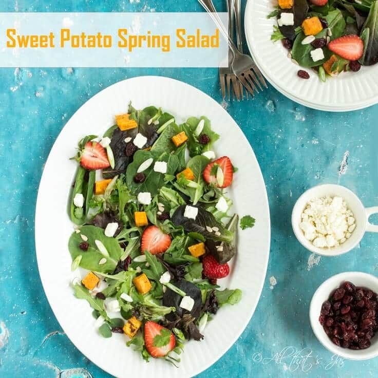 Sweet Potato Spring Salad - All that's Jas for Kenarry.com