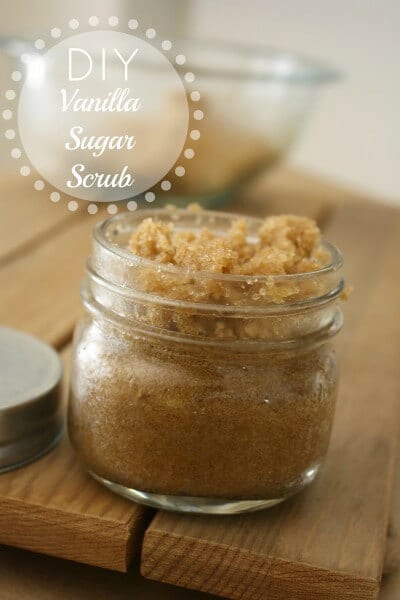 DIY Vanilla Sugar Scrub - Life Anchored featured on Ideas for the Home by Kenarry®
