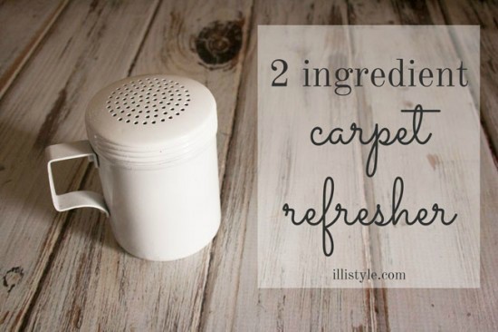 2 Ingredient Carpet Refresher and Deodorizer - illistyle featured on Ideas for the Home by Kenarry®