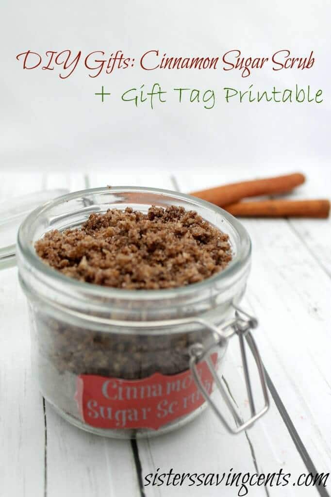 DIY Cinnamon Sugar Scrub - Sisters Saving Cents featured on Ideas for the Home by Kenarry®