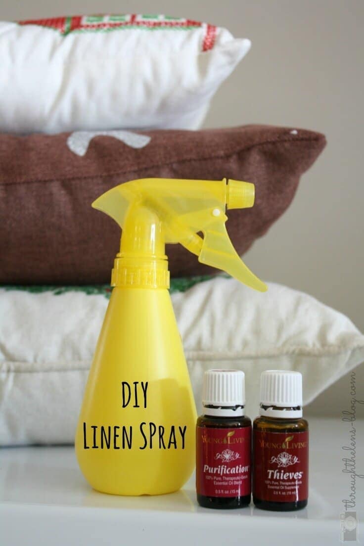 DIY Linen Spray - Through the Lens of Hannah Diane featured on Ideas for the Home by Kenarry®