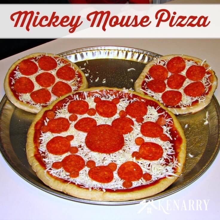 What fun ideas for a Mickey Mouse birthday! My child would love these party plans for a treasure hunt, an easy birthday cake and a pizza shaped like Mickey Mouse.