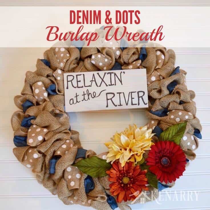 Home Decor Details about   Blue & Gray Burlap Ribbon Wreath Burlap Wreath Monogrammed Wreaths 