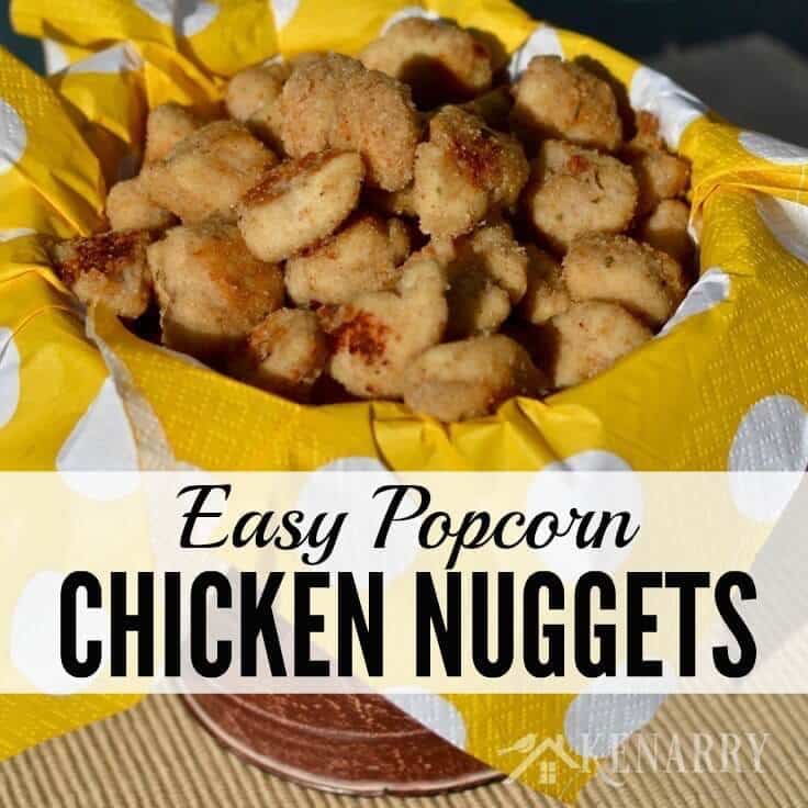 Easy Popcorn Chicken Nuggets Recipe