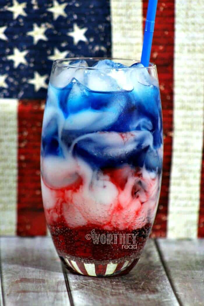 Captain America Kids Drink: Celebrate Red, White & Blue - A Worthy Read featured on Ideas for the Home by Kenarry®