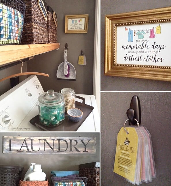 laundry room collage