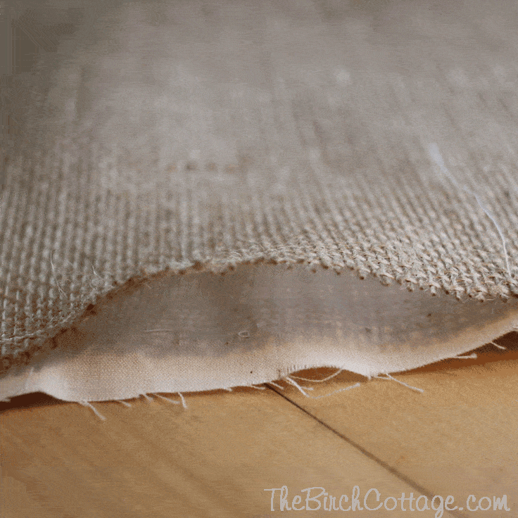 Easy Sew Burlap Placemats