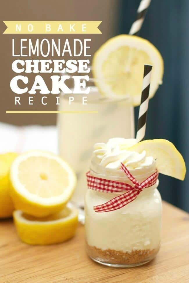 No Bake Lemonade Cheesecake Recipe - Spaceships and Laserbeams featured on Kenarry.com