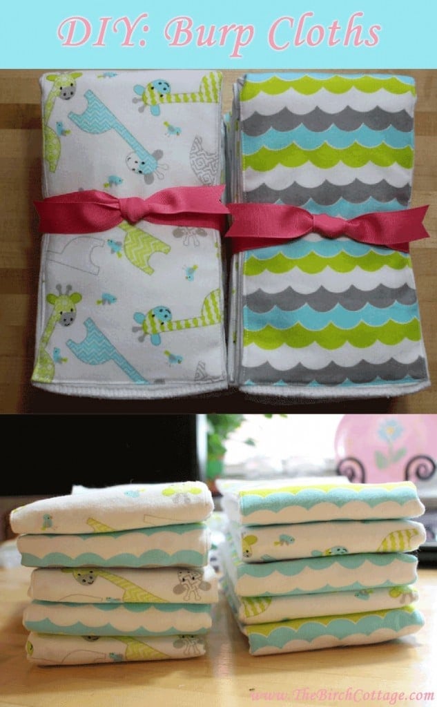 DIY: Burp Cloths from The Birch Cottage