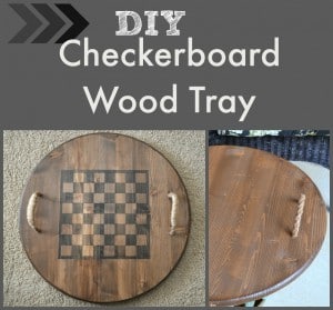 DIY Checkerboard Wood Tray -Sondra-Lyn-at-Home