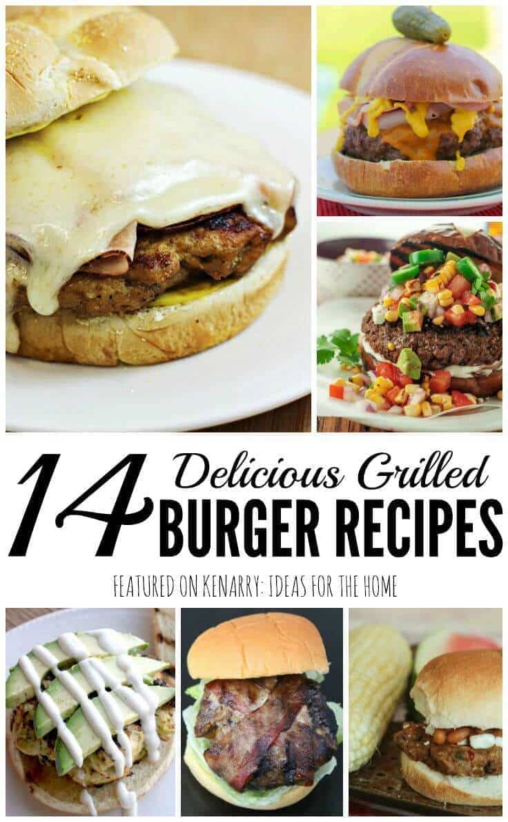 Wow! So many fantastic burger recipes including ideas for beef, chicken and veggie burgers. These would be great for grilling at a summer party or backyard barbecue dinner.