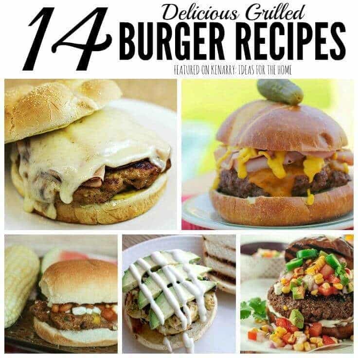 Wow! So many fantastic burger recipes including ideas for beef, chicken and veggie burgers. These would be great for grilling at a summer party or backyard barbecue dinner.