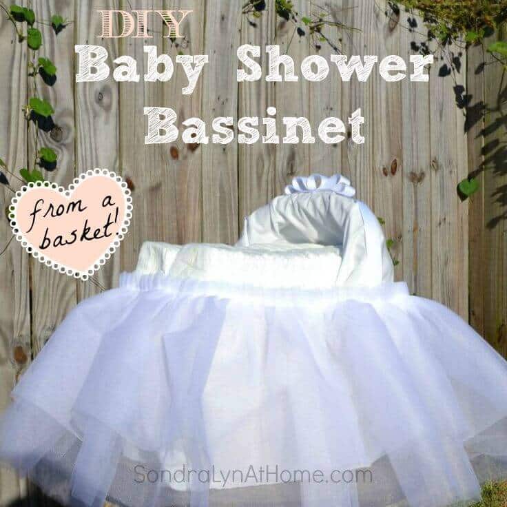 Baby Shower Bassinet ---- Sondra Lyn at Home.com