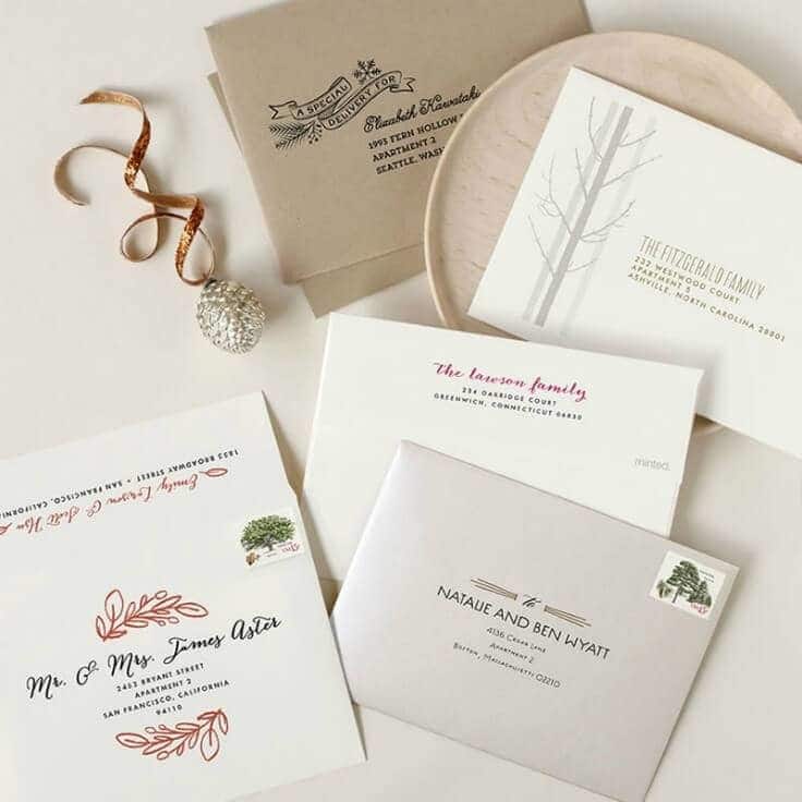 The Minted Envelope - Minted.com - Holiday Card Checklist on Kenarry.com