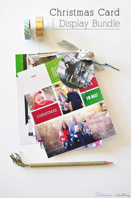 Christmas Card Display Bundle – Delineate Your Dwelling - 18 Ideas for Displaying Christmas Cards on Kenarry.com