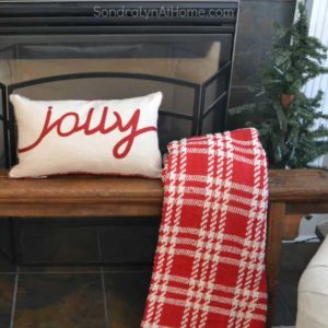 Family Room at Christmastime - All Through the House Tour - Sondra Lyn at Home