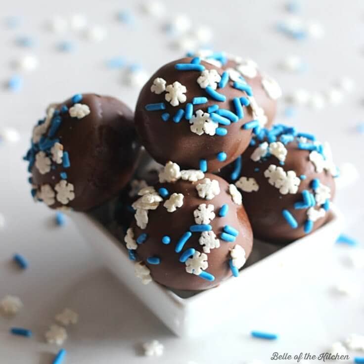 Easy chocolate cake balls recipe