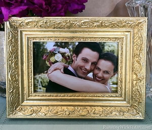 Upcycle a flea market frame with real gold leaf!