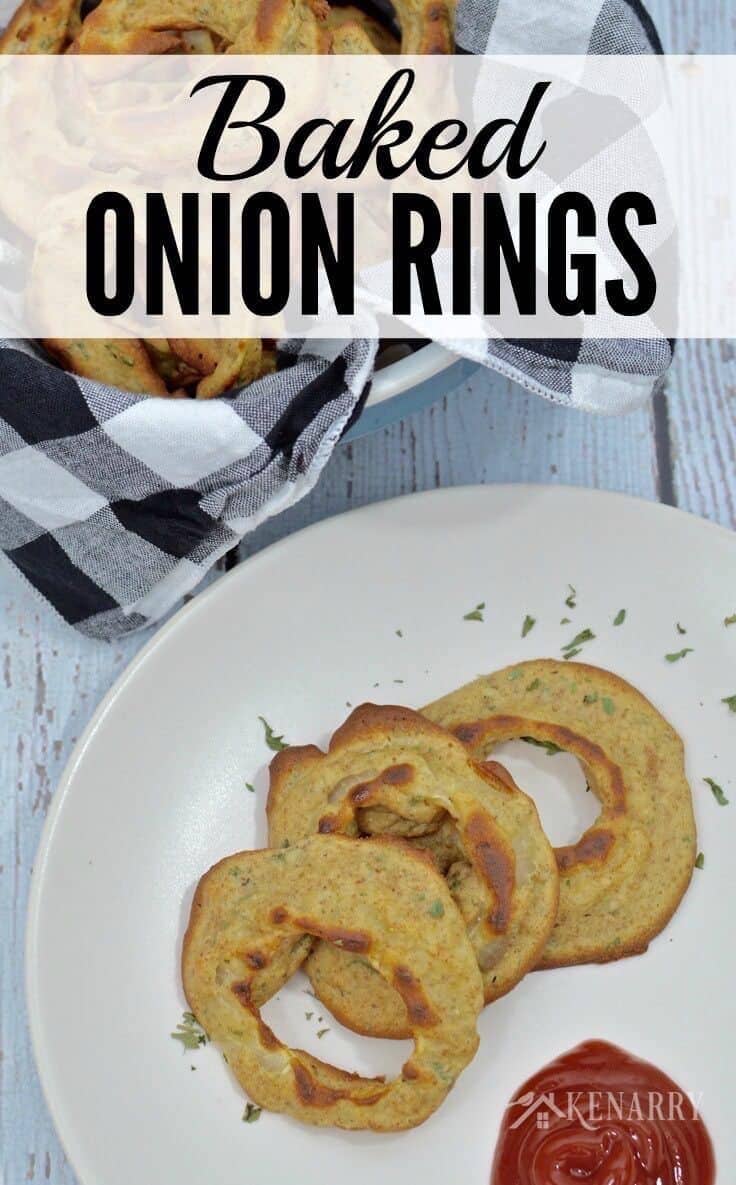 Baked onion rings recipe