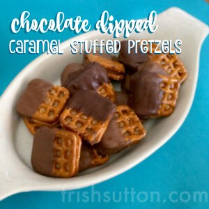 Similar to St. Patrick's Sweet & Salty Shamrocks made with Pretzels & Rolos