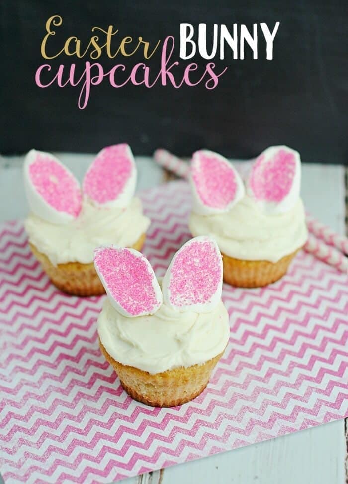 Easter Bunny Cupcakes – Sunny Sweet Days (formerly Krystal’s Kitsch) featured on Kenarry.com