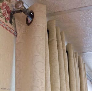 The Birch Cottage shares how to make a DIY curtain rod using electrical conduit. An inexpensive way to make a curtain rod for a picture window.