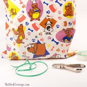 You can make a Gift Bag from Wrapping Paper! Follow the tutorial from The Birch Cottage.