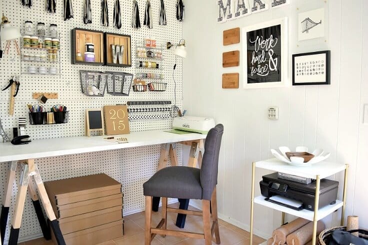 Craft Room and Laundry Room - Houseologie featured on Kenarry.com