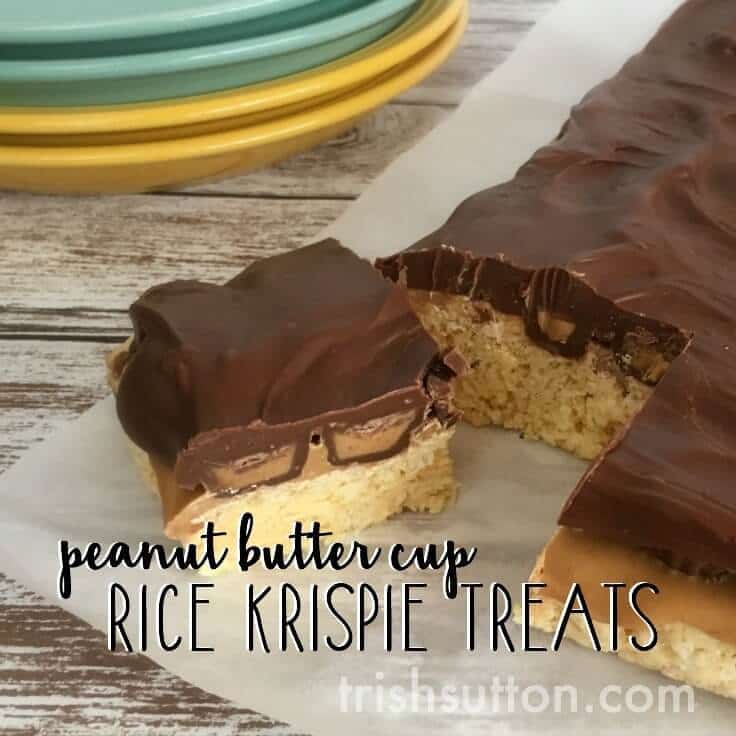 Peanut Butter Cup Rice Krispie Treats