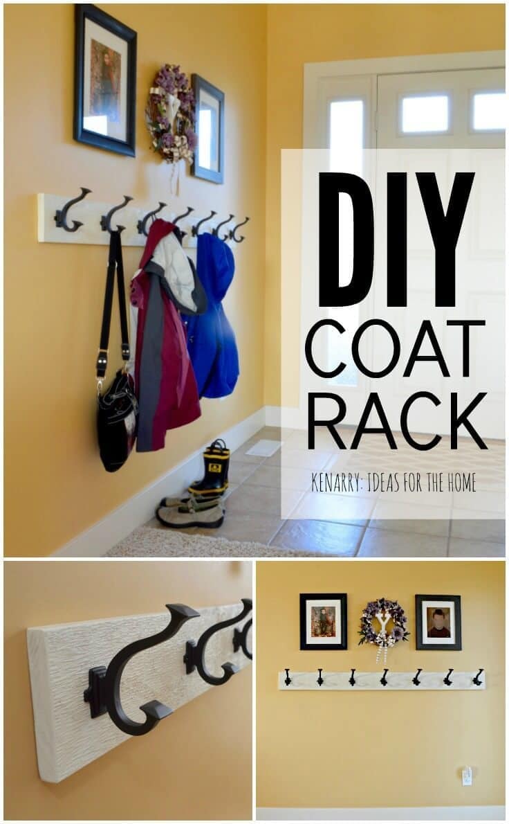 DIY Coat Rack tutorial